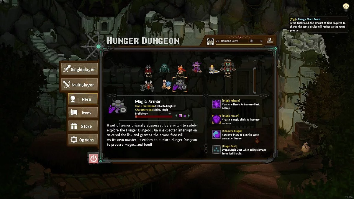 Скриншот из игры Hunger Dungeon - 21