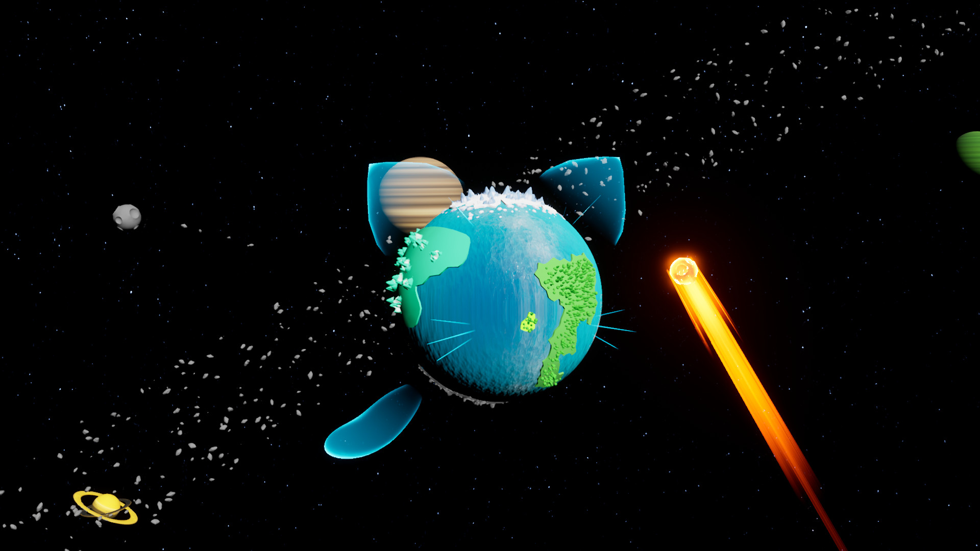 Скриншот из игры Neko Ghost, Jump! - 16