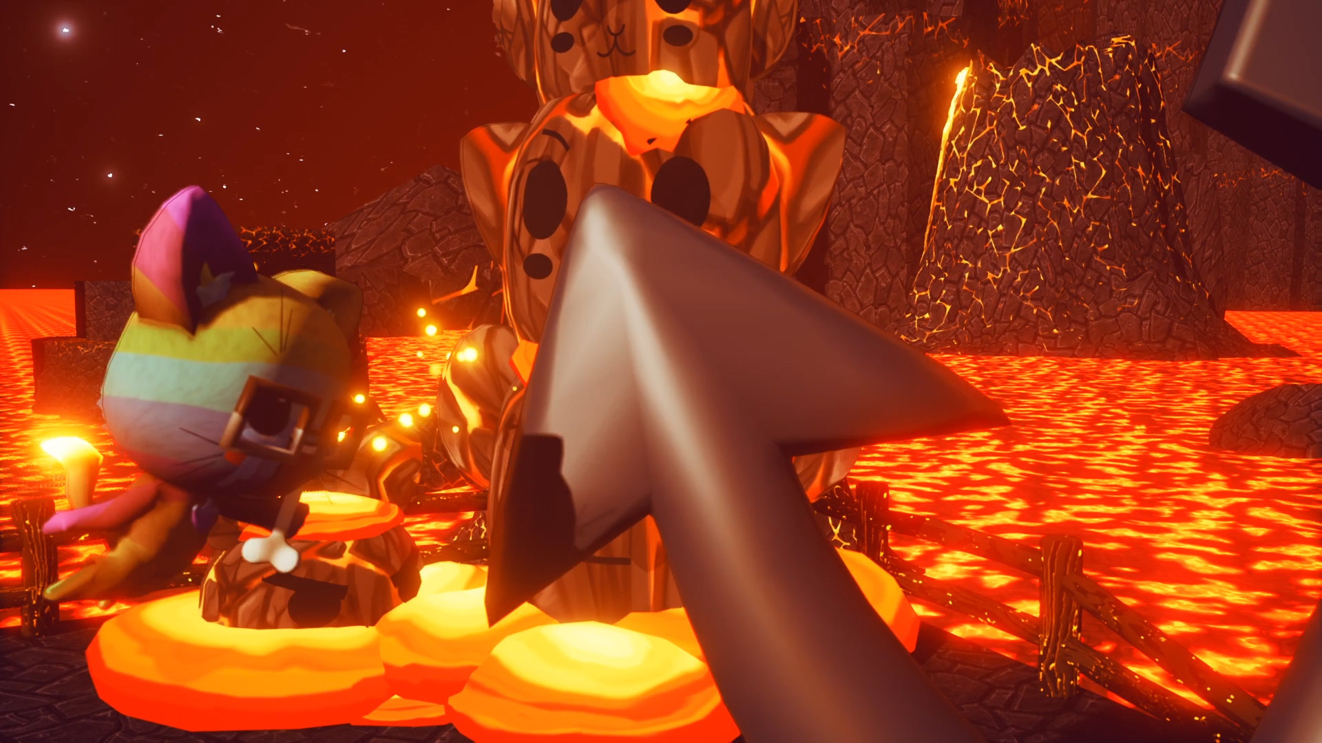 Скриншот из игры Neko Ghost, Jump! - 19