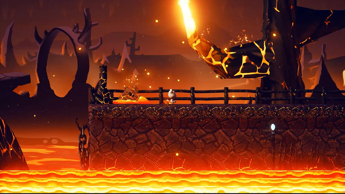 Скриншот из игры Neko Ghost, Jump! - 2