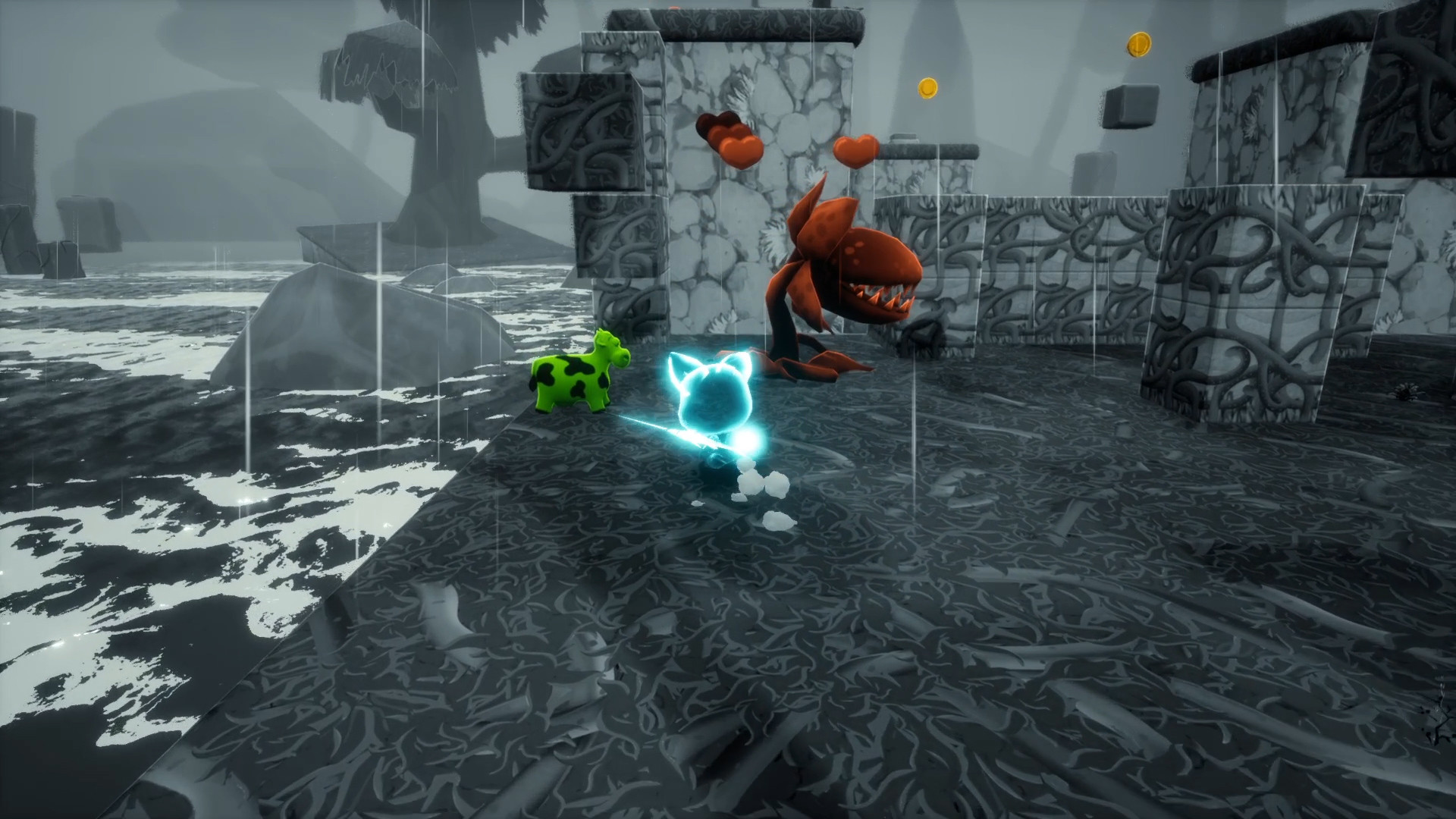 Скриншот из игры Neko Ghost, Jump! - 18