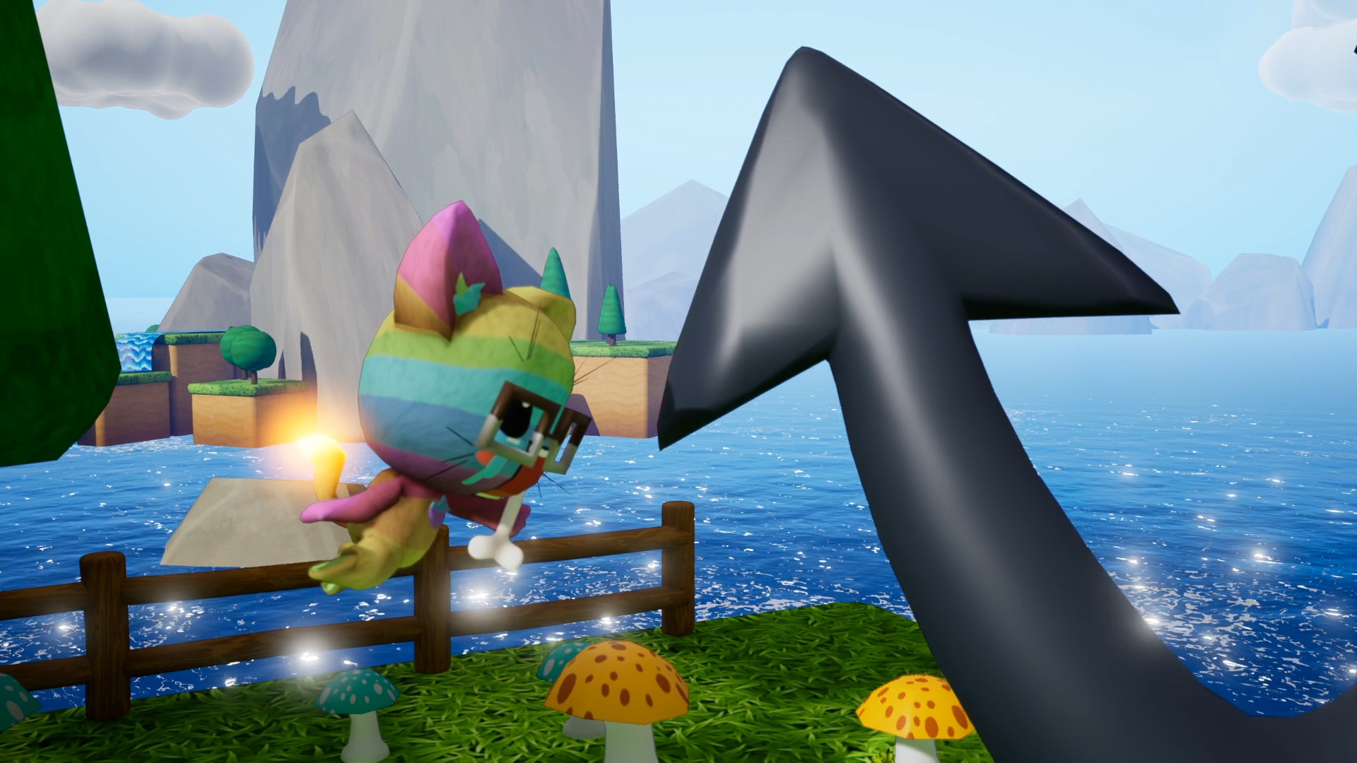 Скриншот из игры Neko Ghost, Jump! - 11