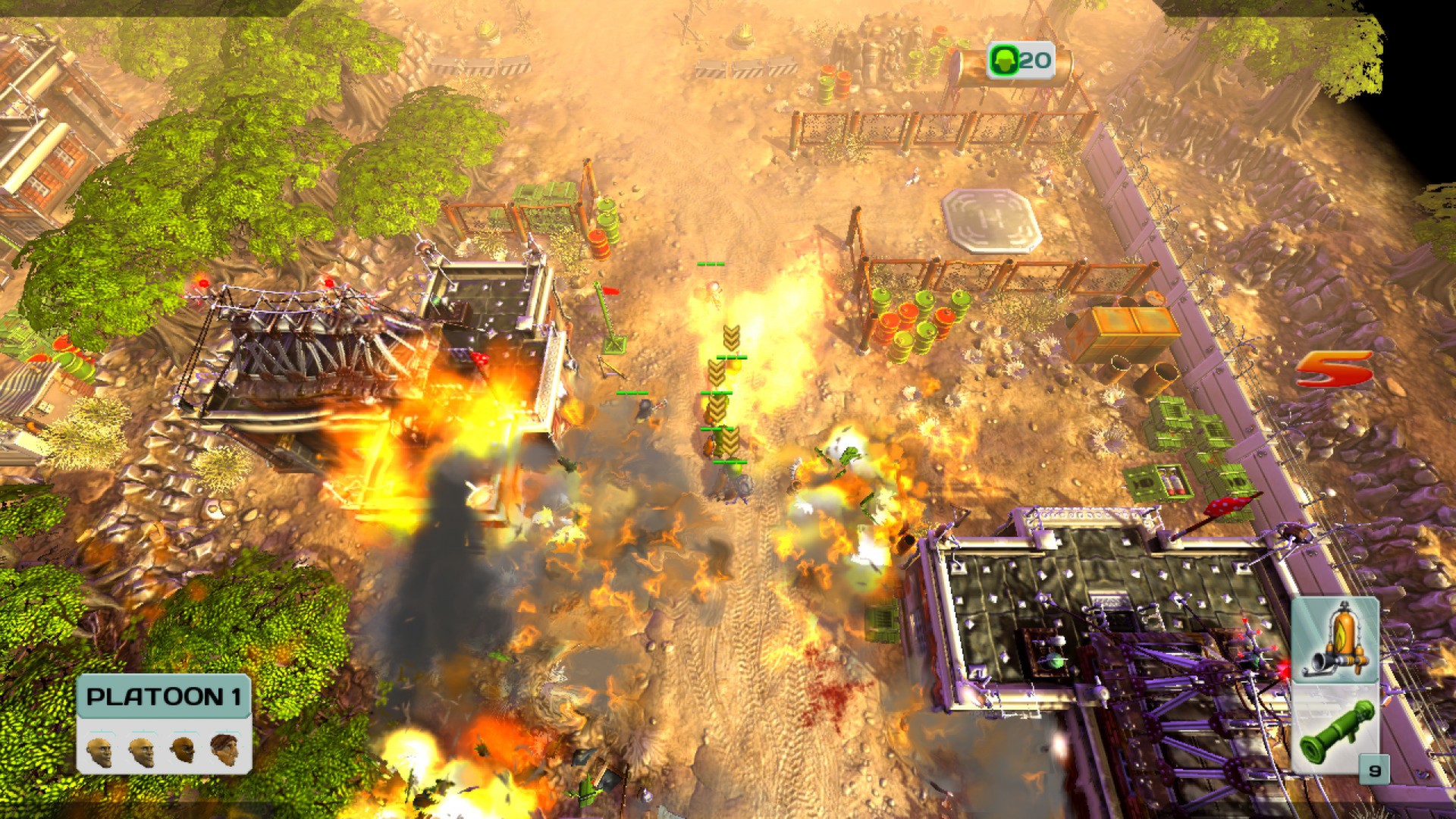 Скриншот из игры Cannon Fodder 3 - 34