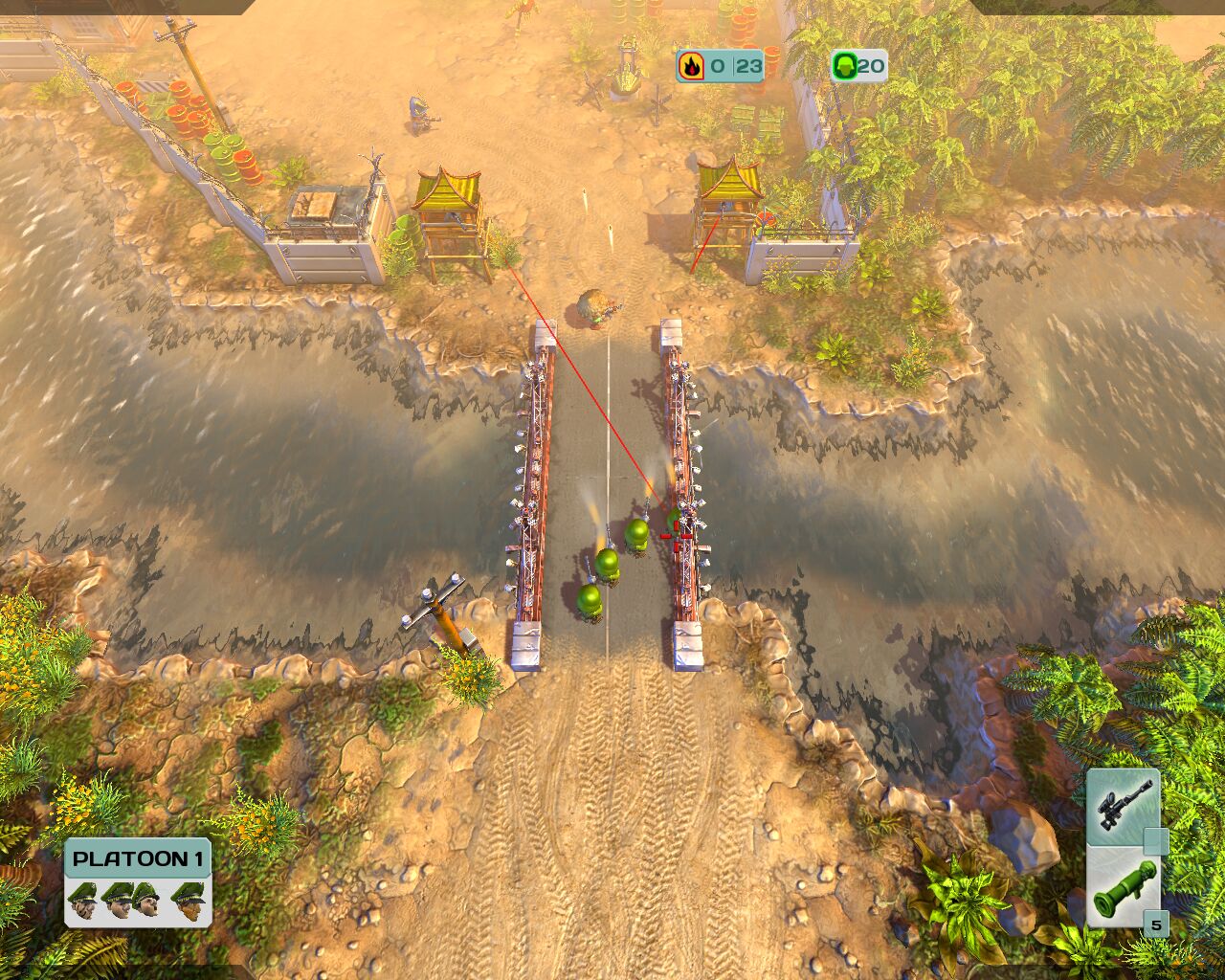 Скриншот из игры Cannon Fodder 3 - 73