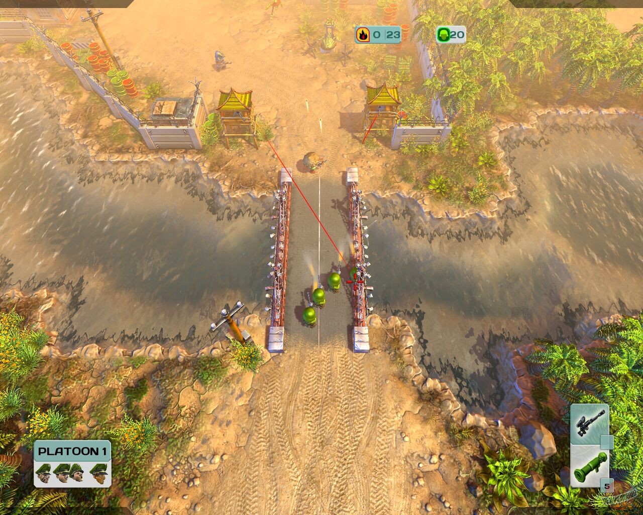Скриншот из игры Cannon Fodder 3 - 81