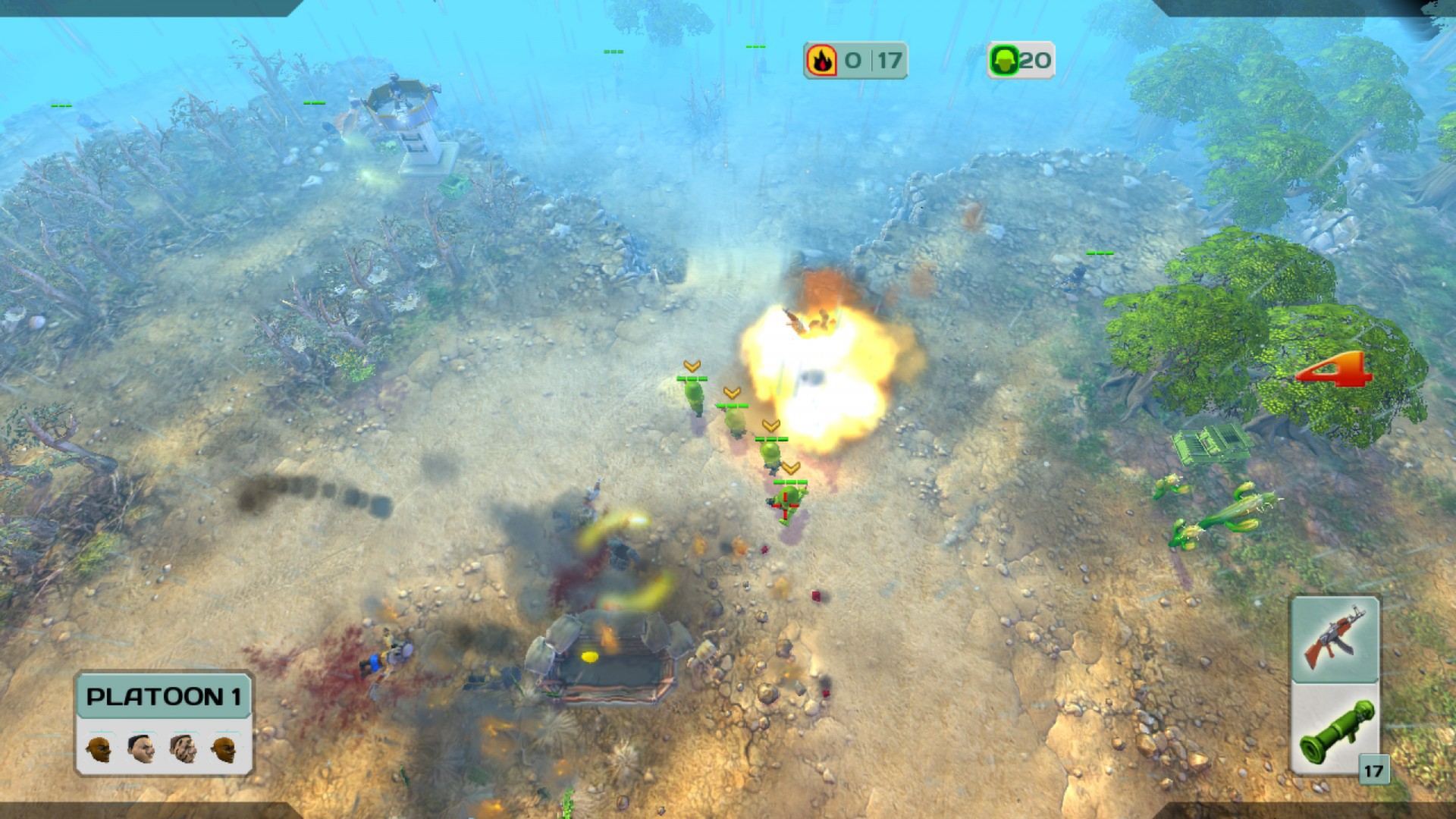 Скриншот из игры Cannon Fodder 3 - 112