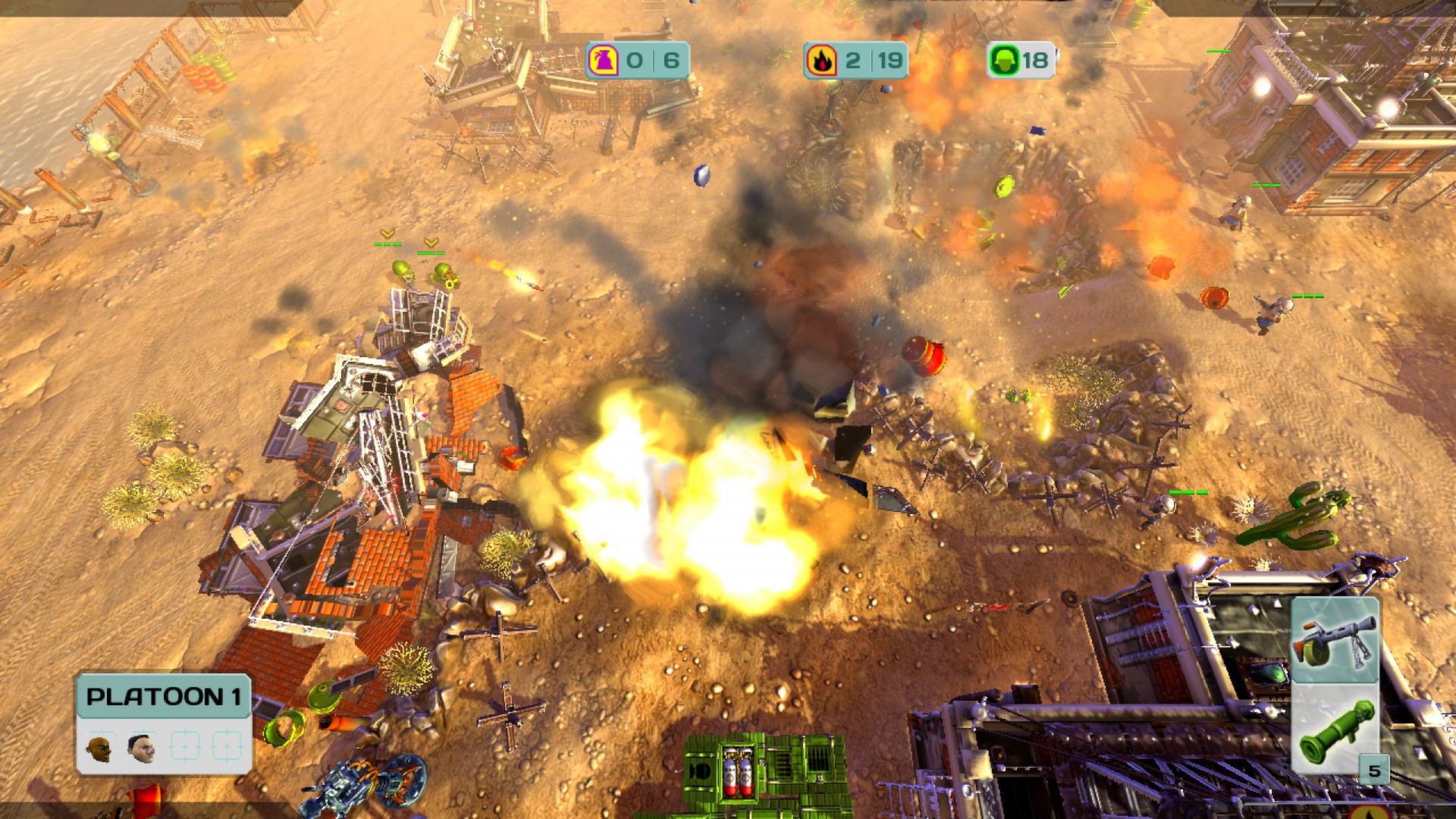 Скриншот из игры Cannon Fodder 3 - 119