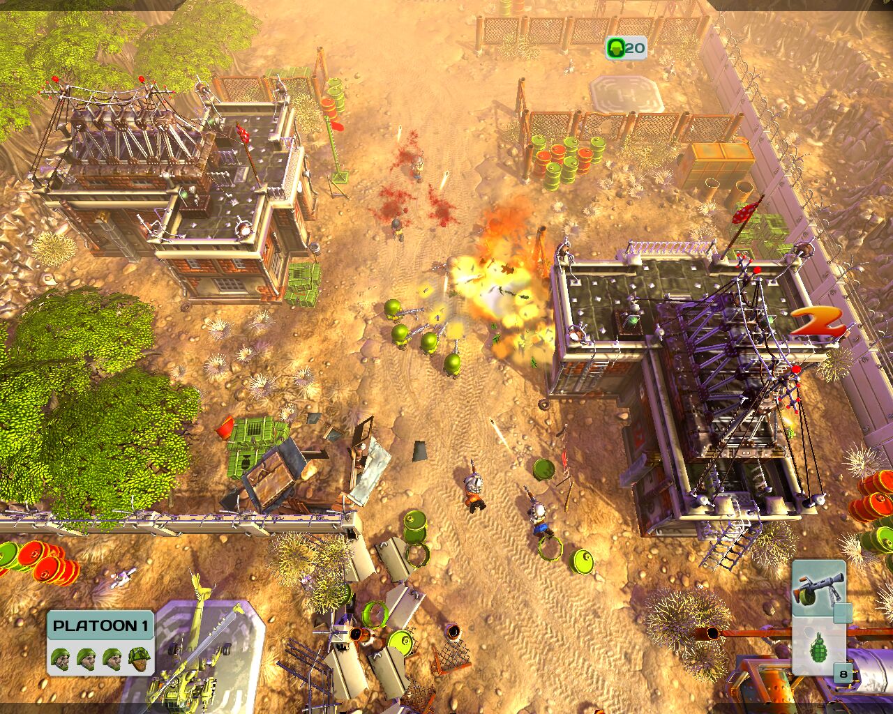 Скриншот из игры Cannon Fodder 3 - 60