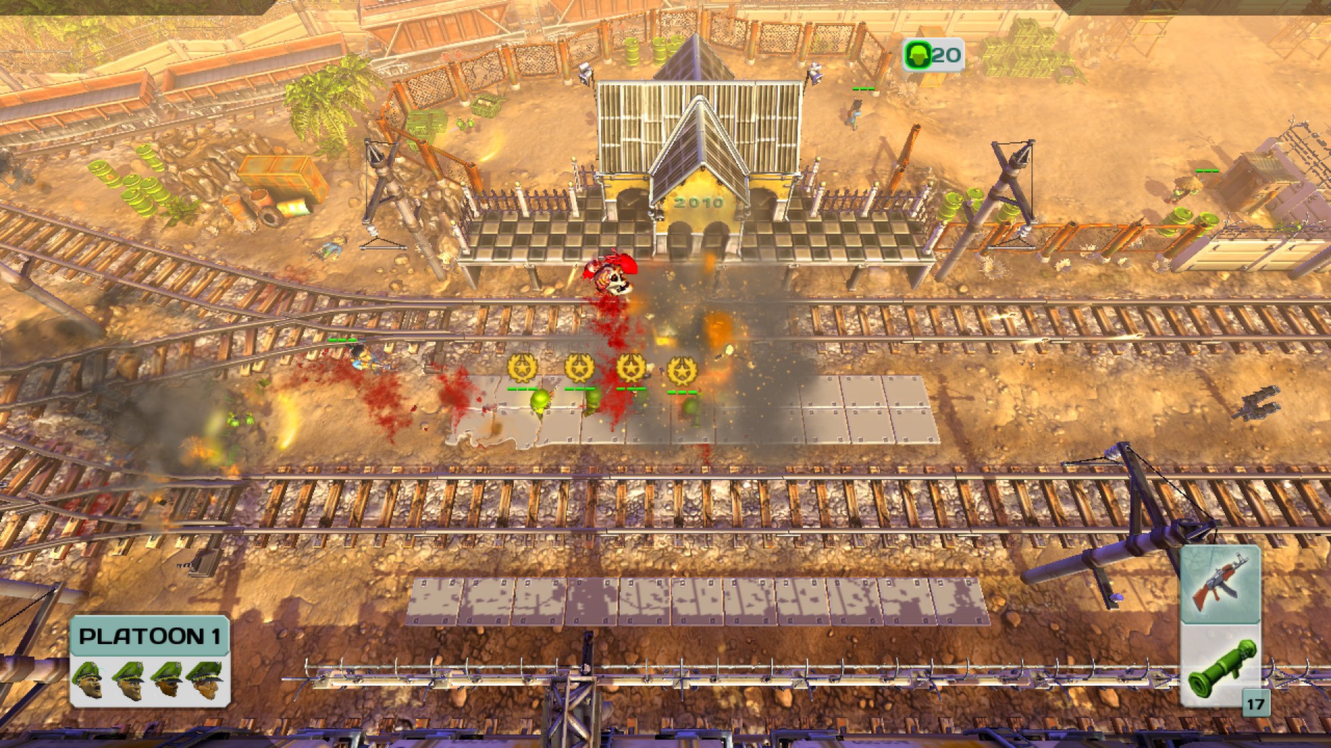 Скриншот из игры Cannon Fodder 3 - 23
