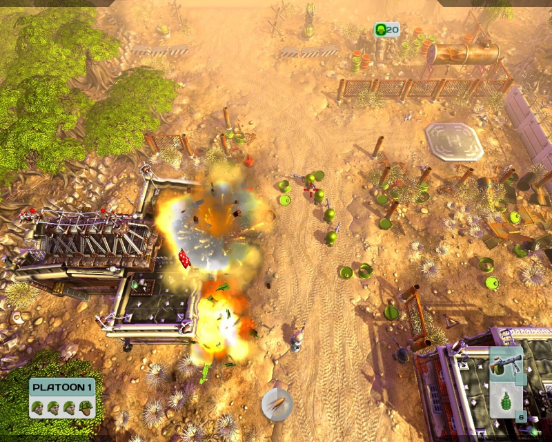 Скриншот из игры Cannon Fodder 3 - 2