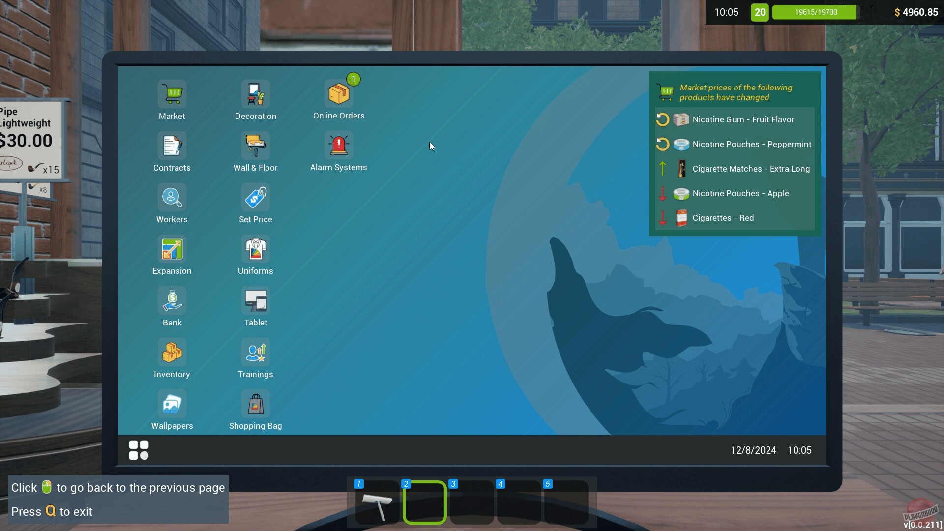 Скриншот из игры Tobacco Shop Simulator - 9