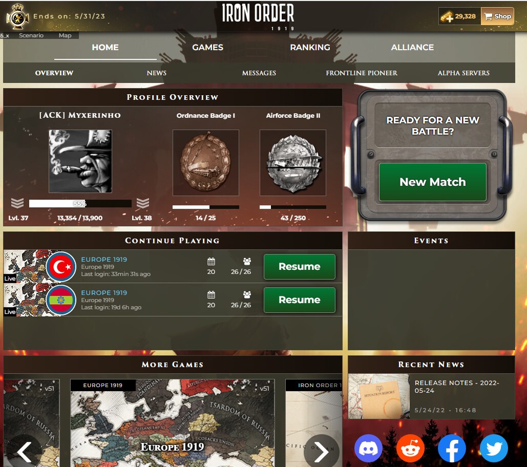 Скриншот из игры Iron Order 1919 - 6