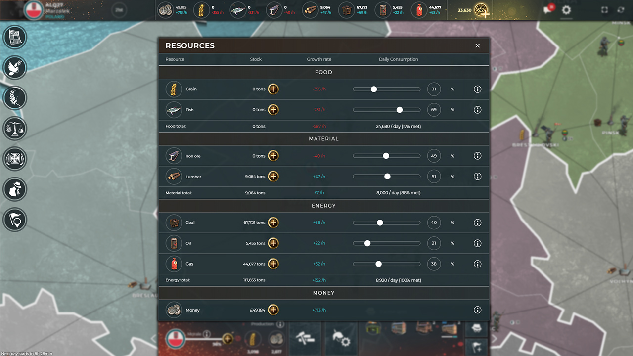 Скриншот из игры Supremacy: 1914 - 14