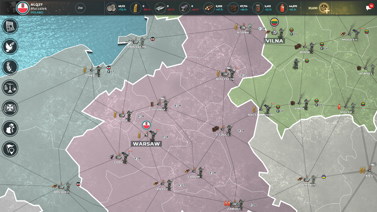 Скриншот из игры Supremacy: 1914 - 23