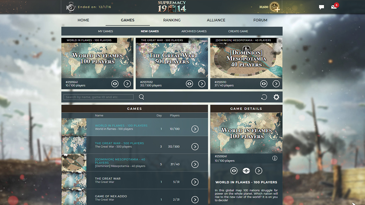 Скриншот из игры Supremacy: 1914 - 27