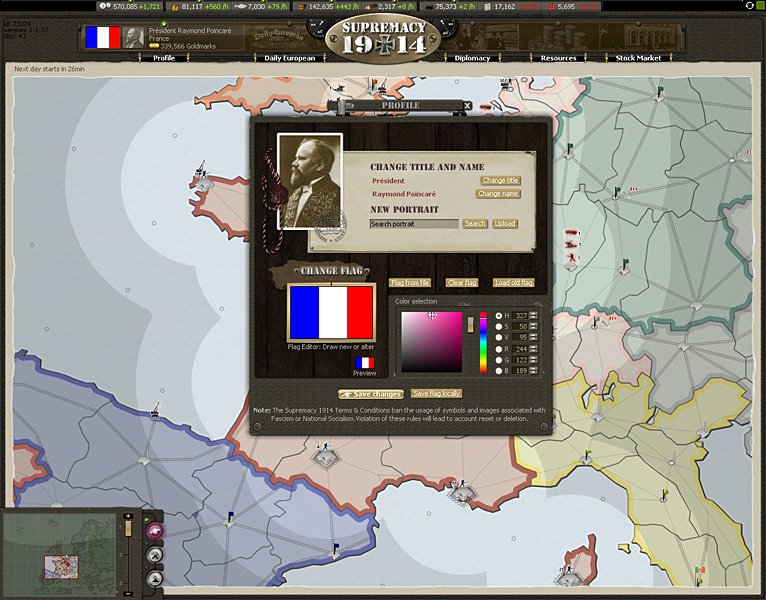 Скриншот из игры Supremacy: 1914 - 12