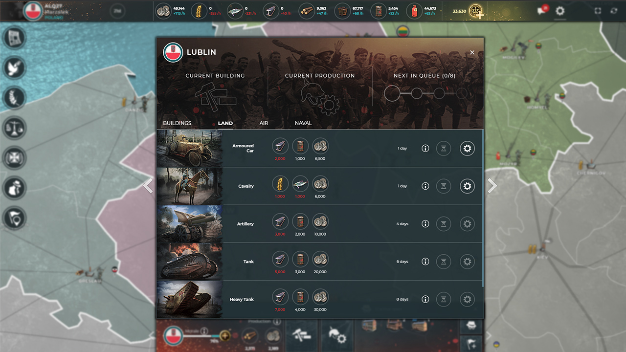 Скриншот из игры Supremacy: 1914 - 31