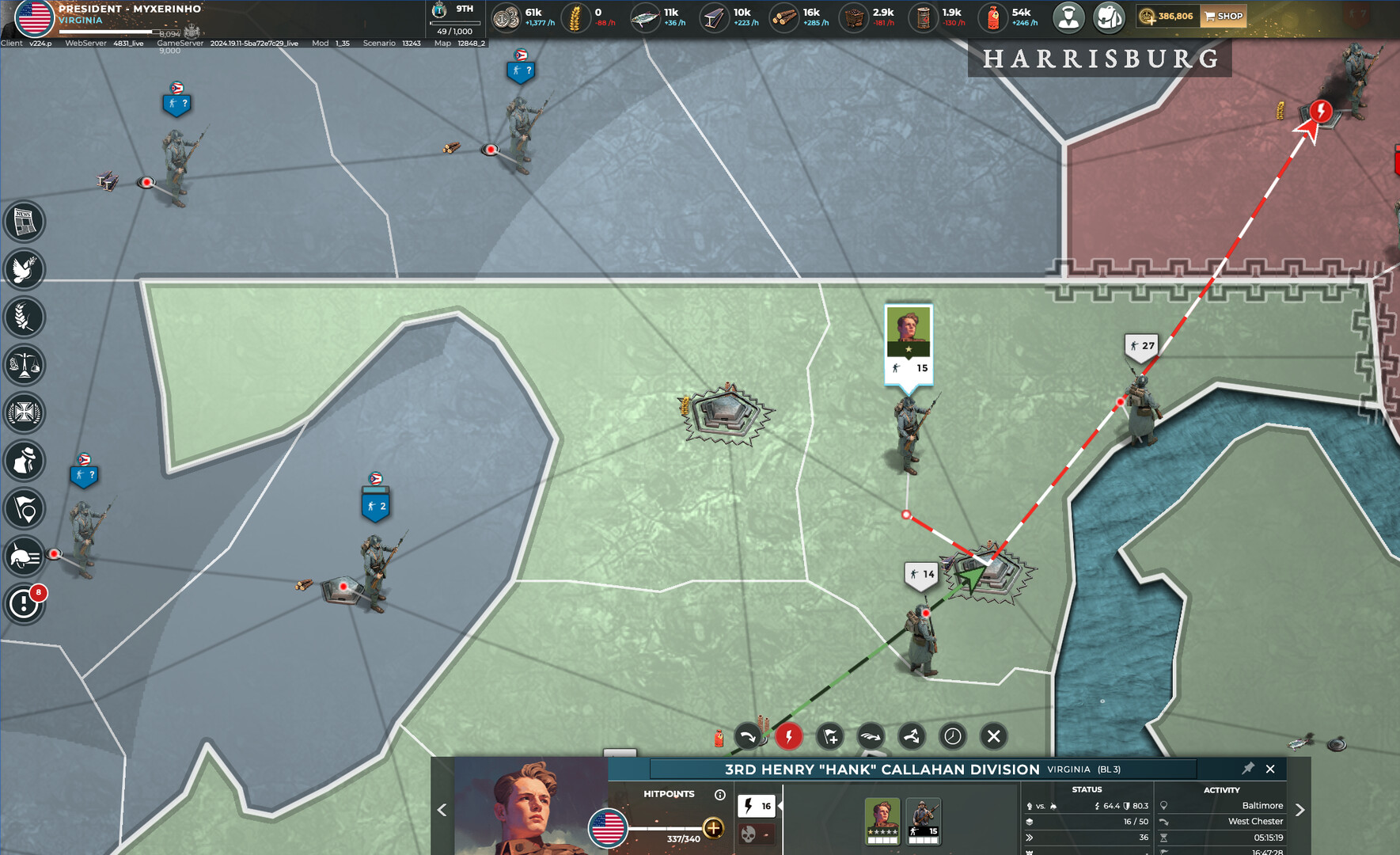 Скриншот из игры Supremacy: 1914 - 2