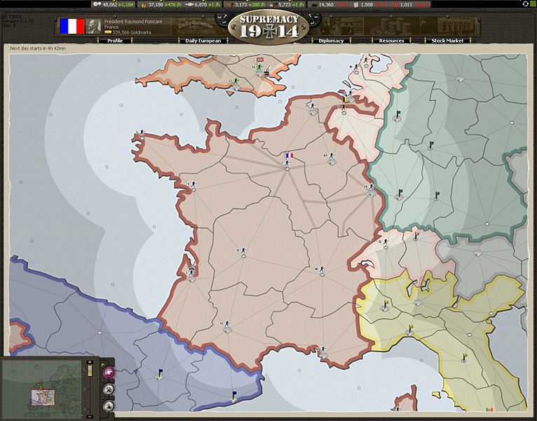 Скриншот из игры Supremacy: 1914 - 20