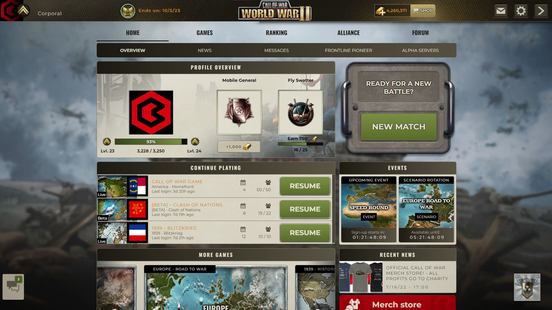 Скриншот из игры Supremacy: Call of War 1942 - 9