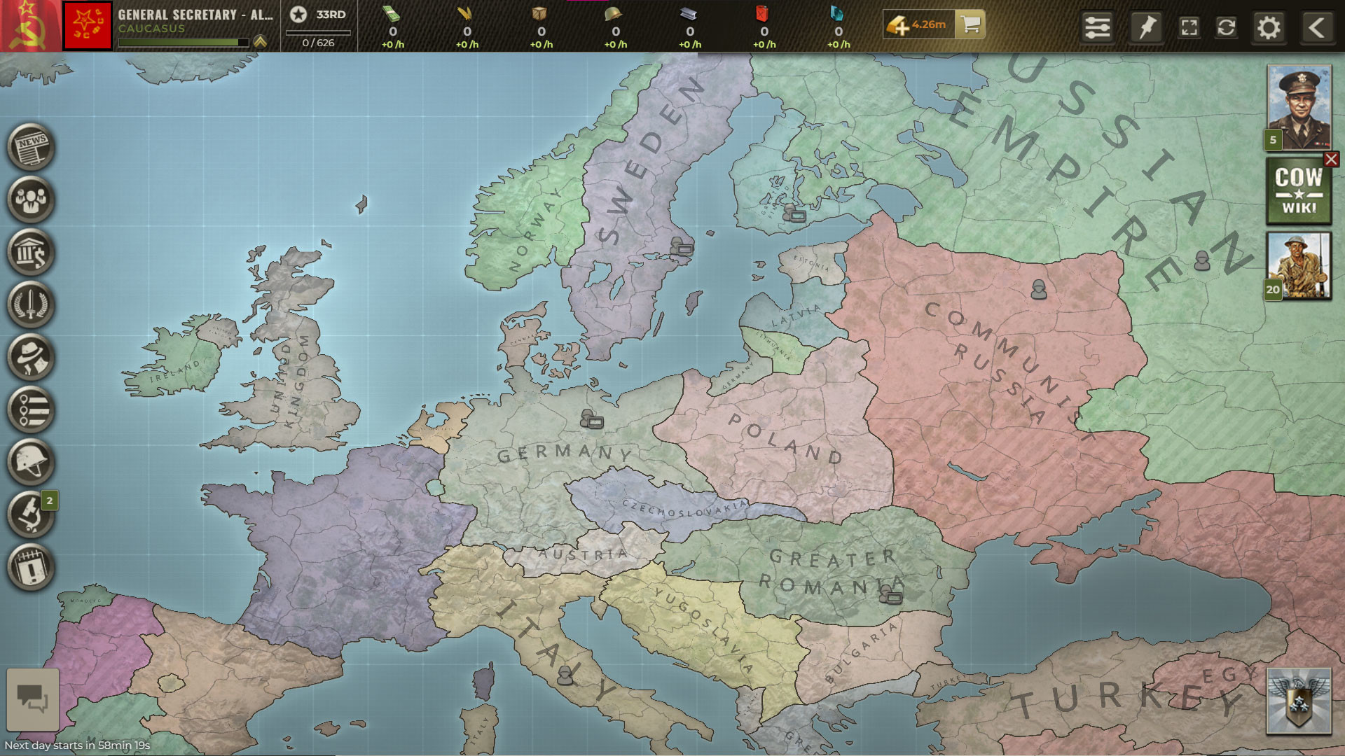 Скриншот из игры Supremacy: Call of War 1942 - 7