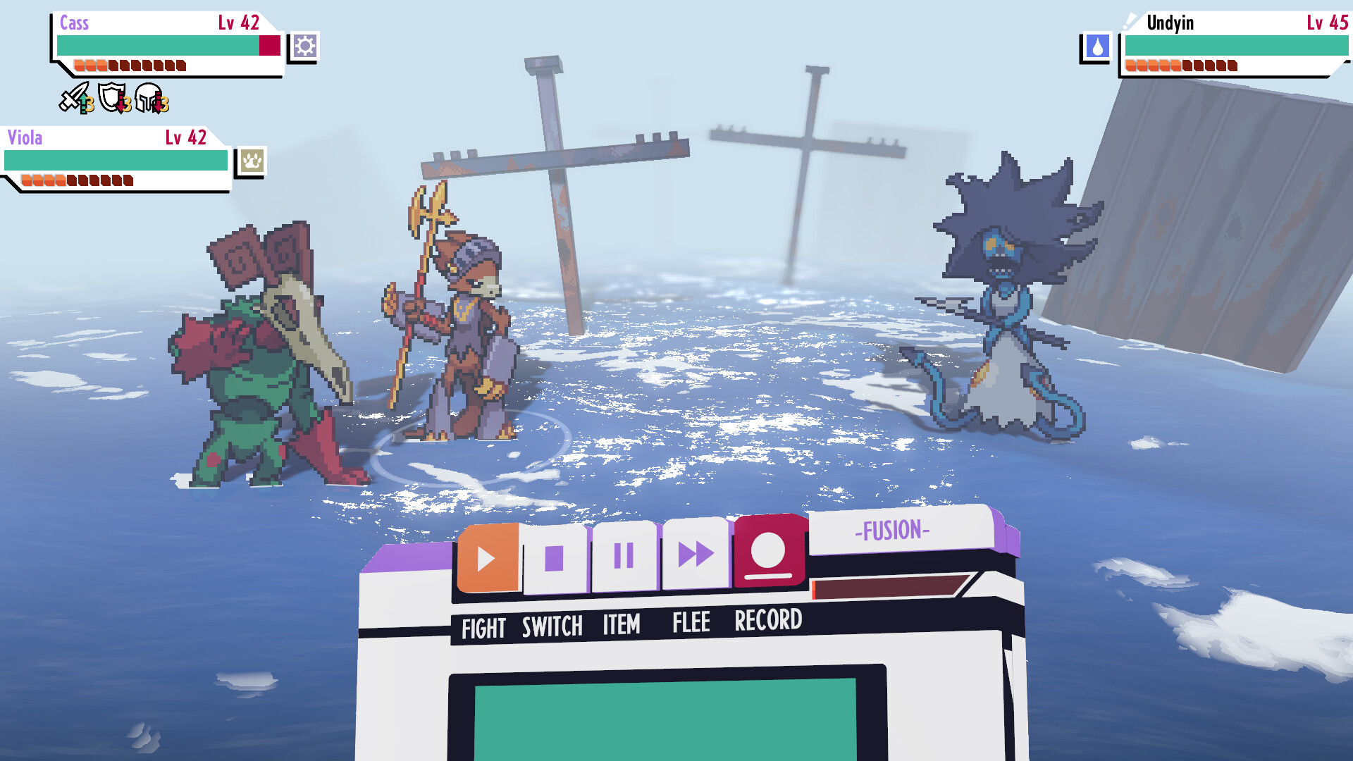 Скриншот из игры Cassette Beasts - 32