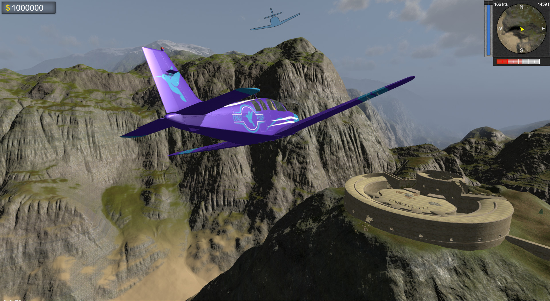 Скриншот из игры Coastline Flight Simulator - 1