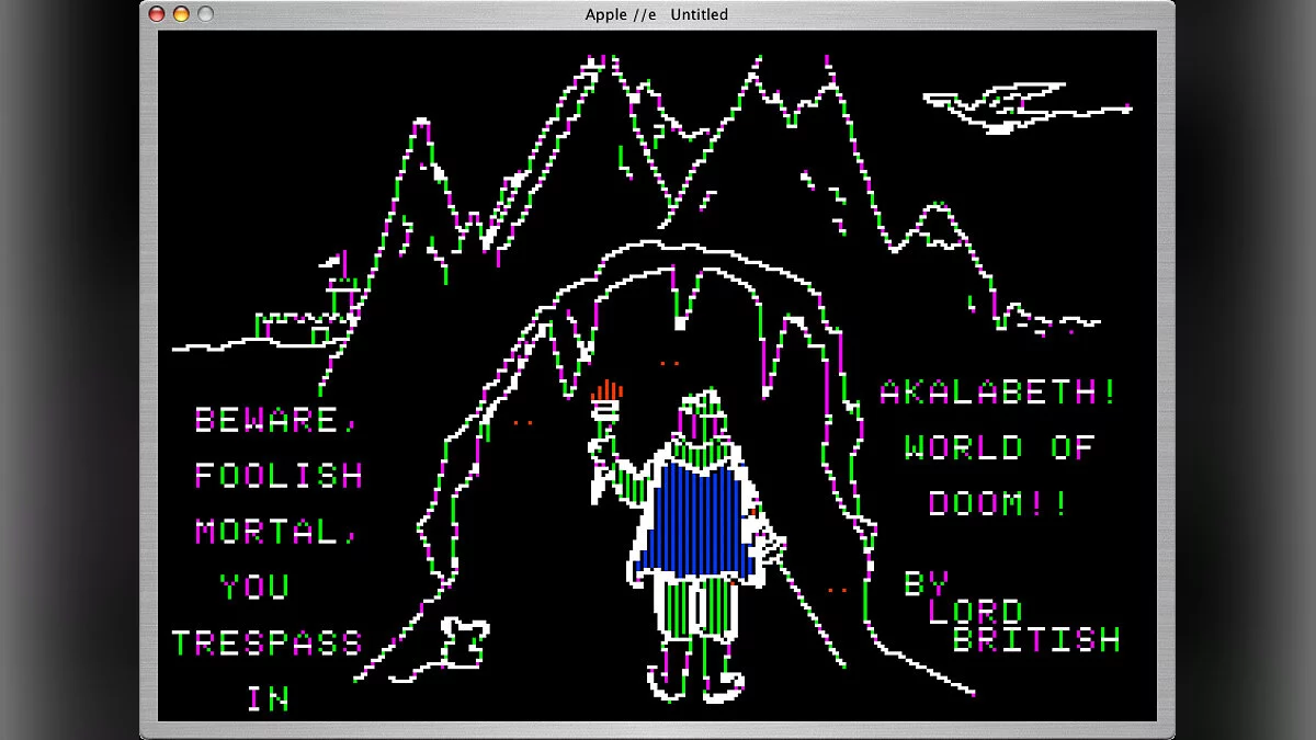 Скриншот из игры Akalabeth: World of Doom - 2