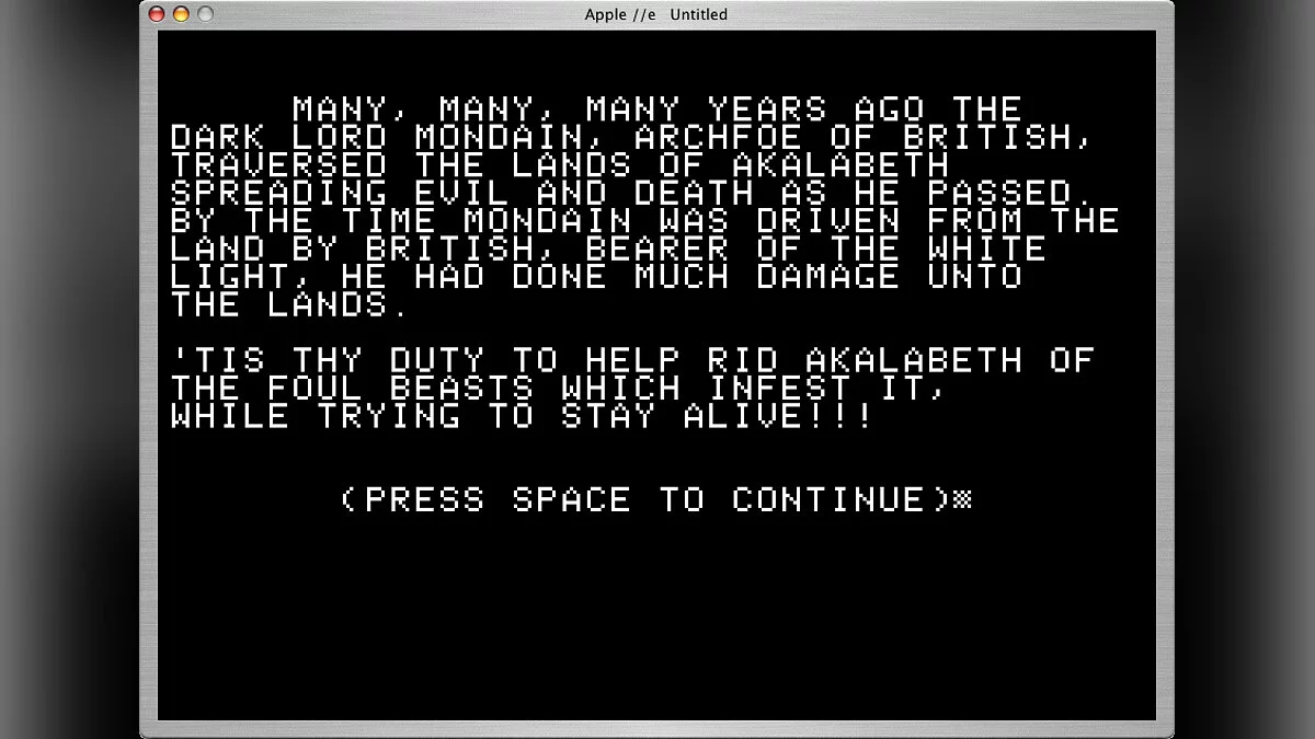 Скриншот из игры Akalabeth: World of Doom - 16