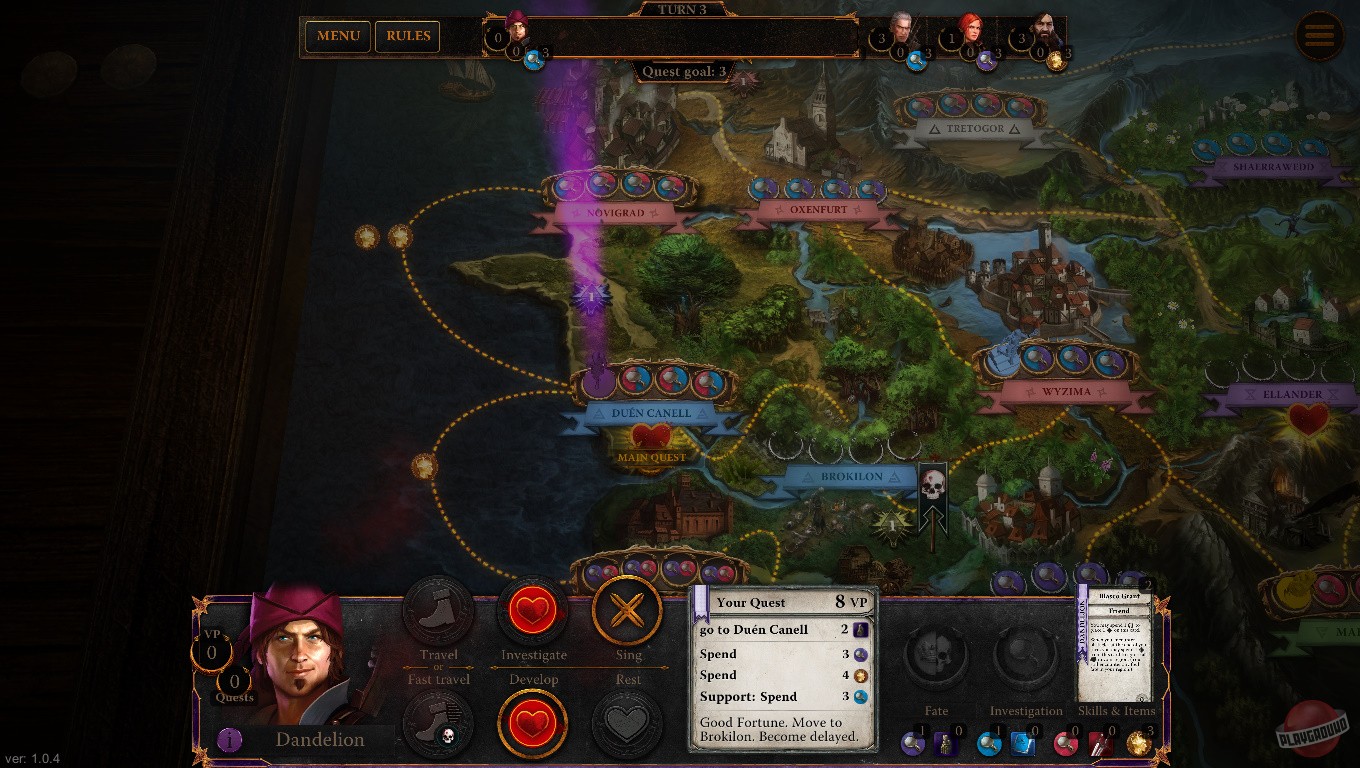 Скриншот из игры The Witcher Adventure Game - 44