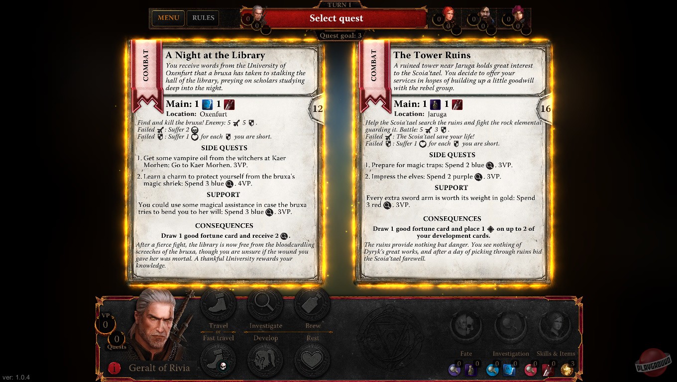 Скриншот из игры The Witcher Adventure Game - 84