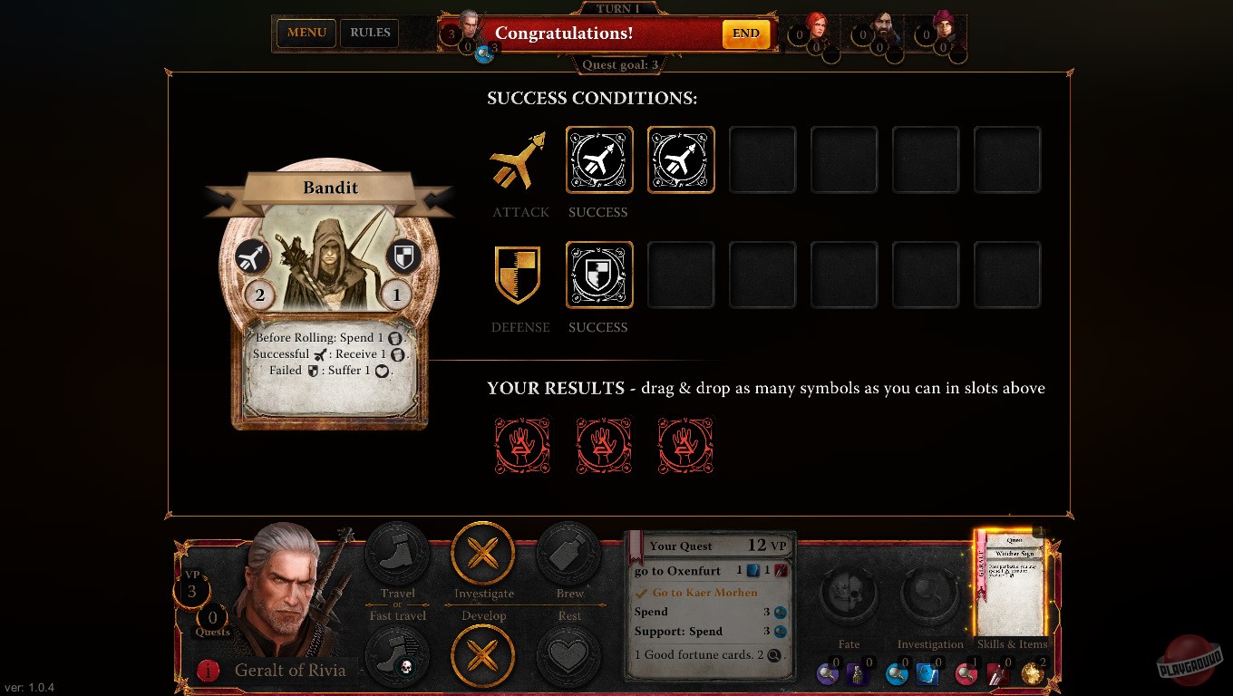 Скриншот из игры The Witcher Adventure Game - 15