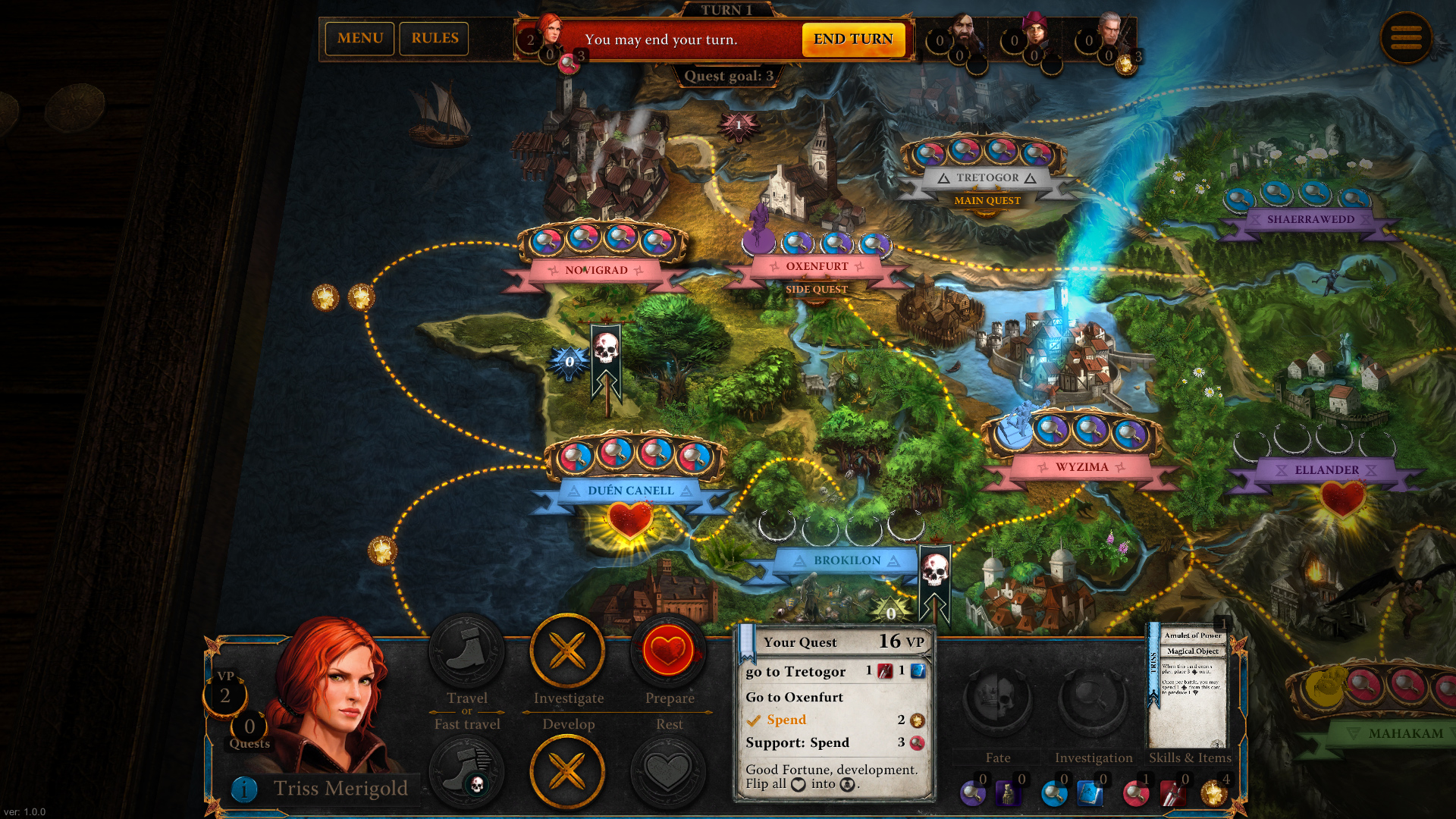 Скриншот из игры The Witcher Adventure Game - 14