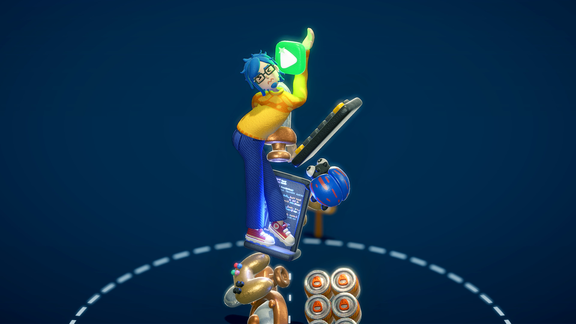 Скриншот из игры Измученный человек - 1