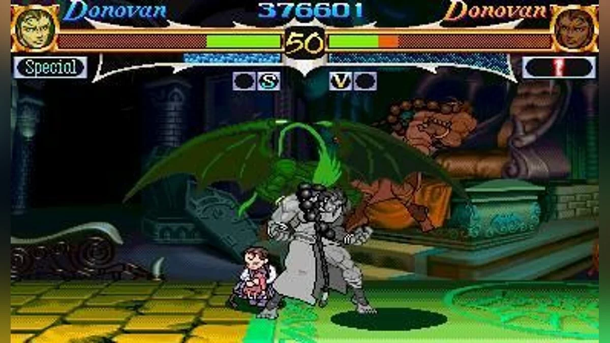 Скриншот из игры Night Warriors: Darkstalkers' Revenge - 1