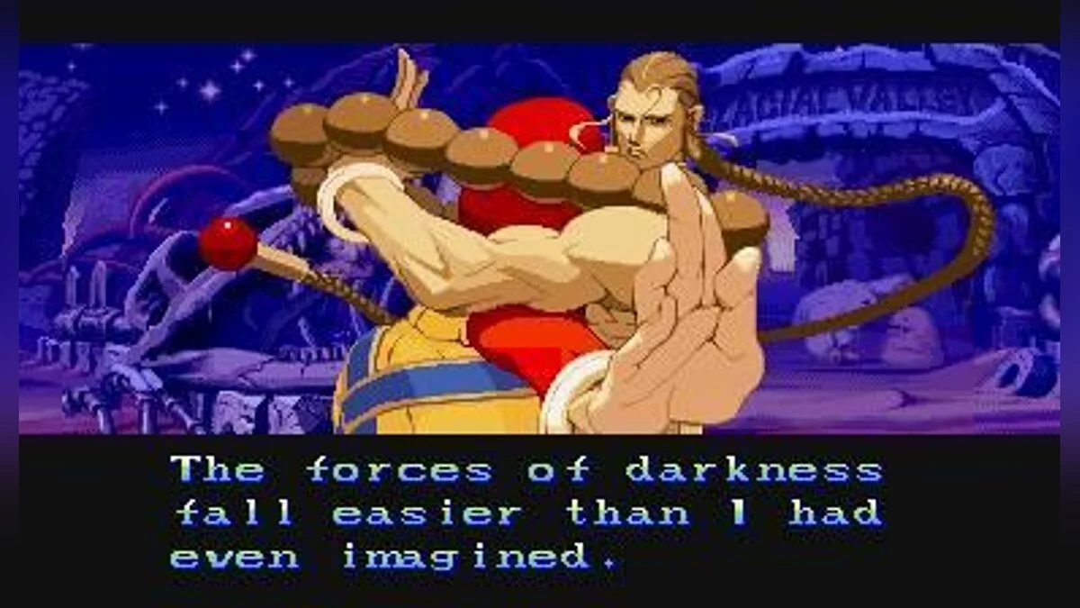 Скриншот из игры Night Warriors: Darkstalkers' Revenge - 2