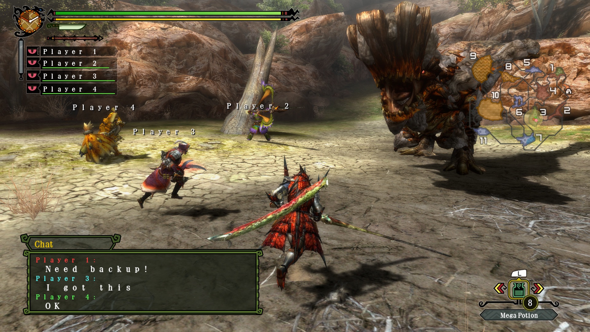 Скриншот из игры Monster Hunter 3 Ultimate - 172