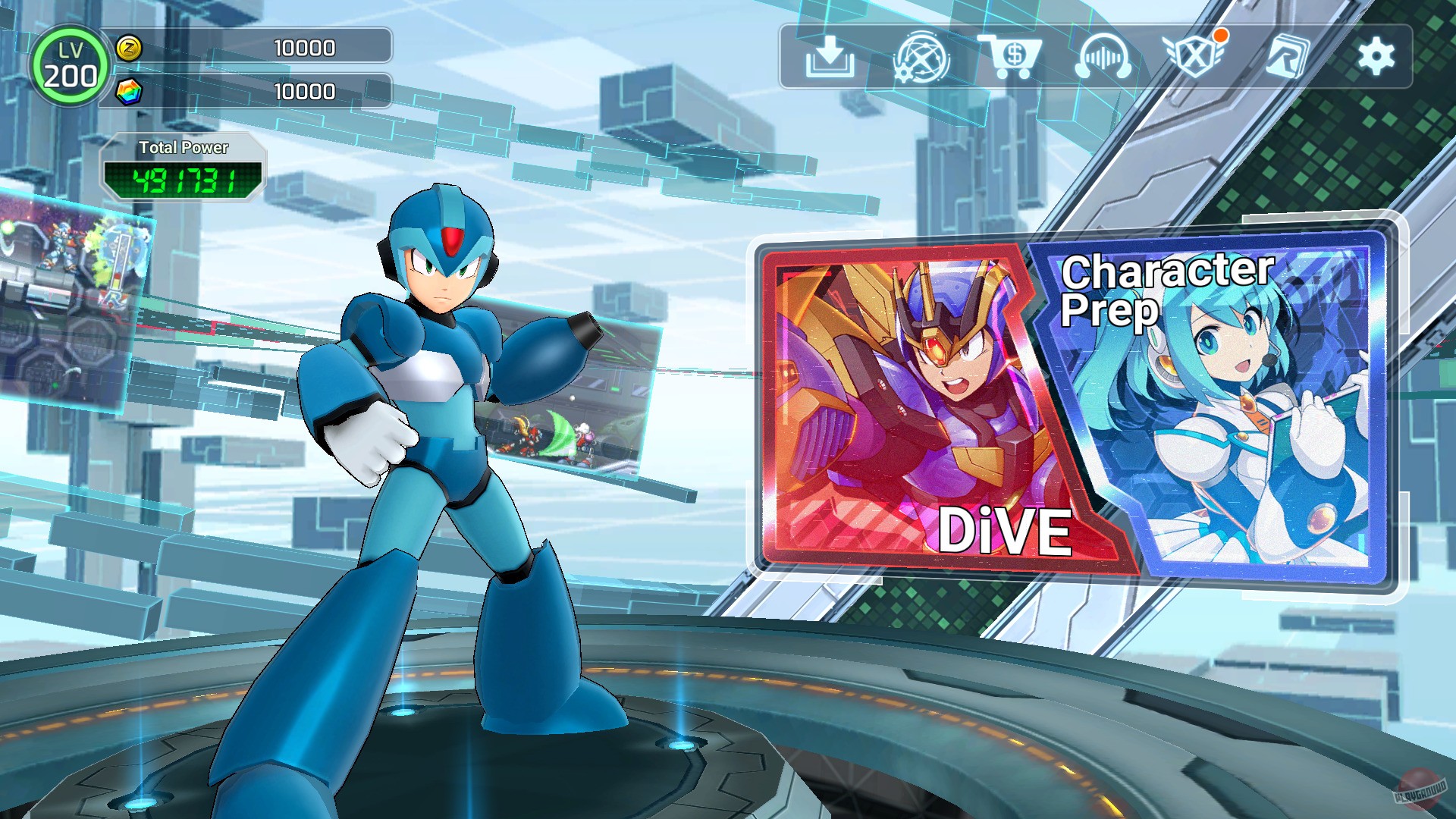 Скриншот из игры Mega Man X DiVE - 7