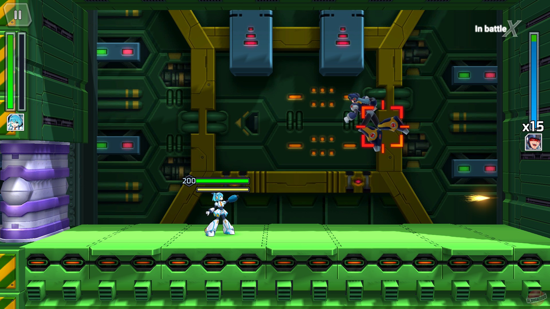 Скриншот из игры Mega Man X DiVE - 11