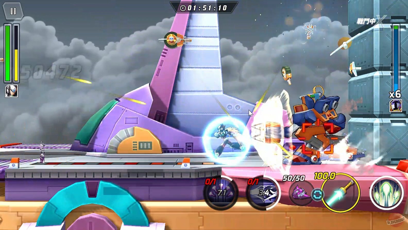 Скриншот из игры Mega Man X DiVE - 15