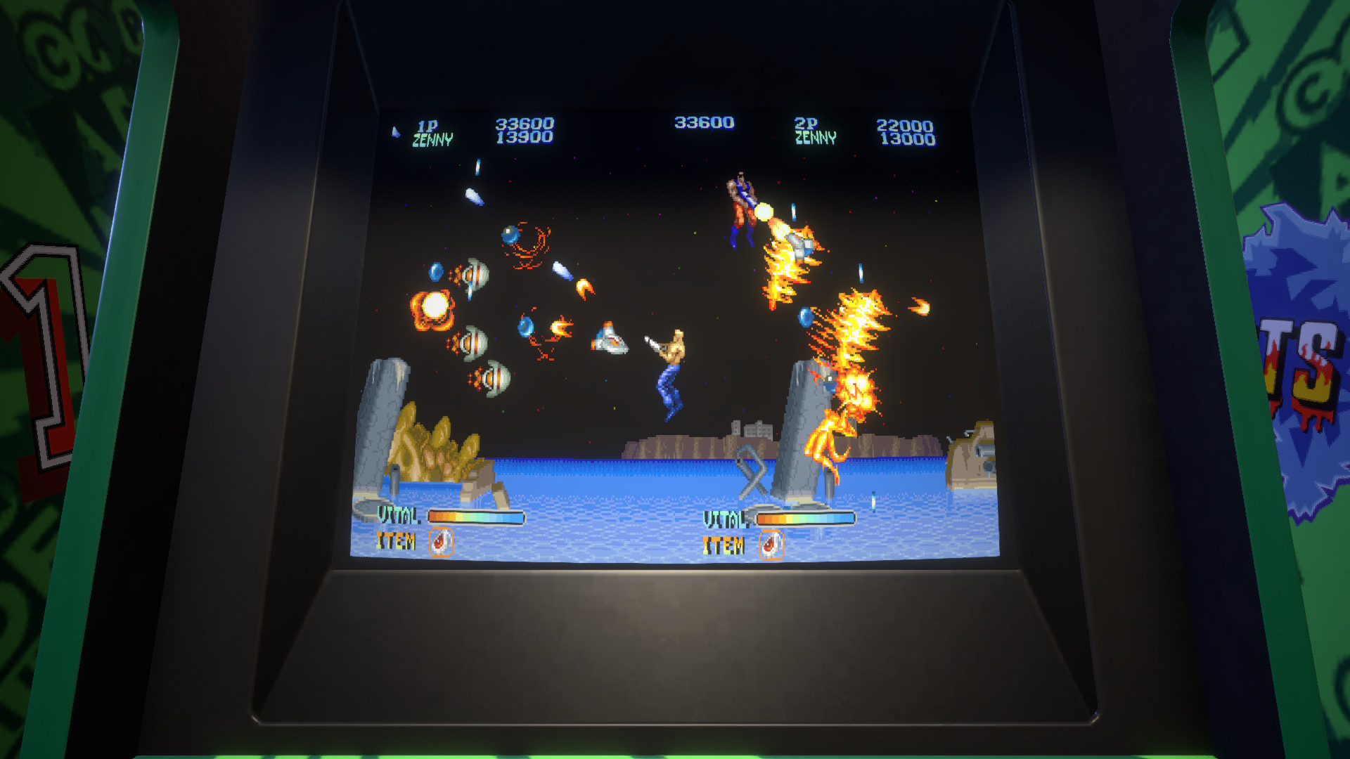 Скриншот из игры Forgotten Worlds - 1