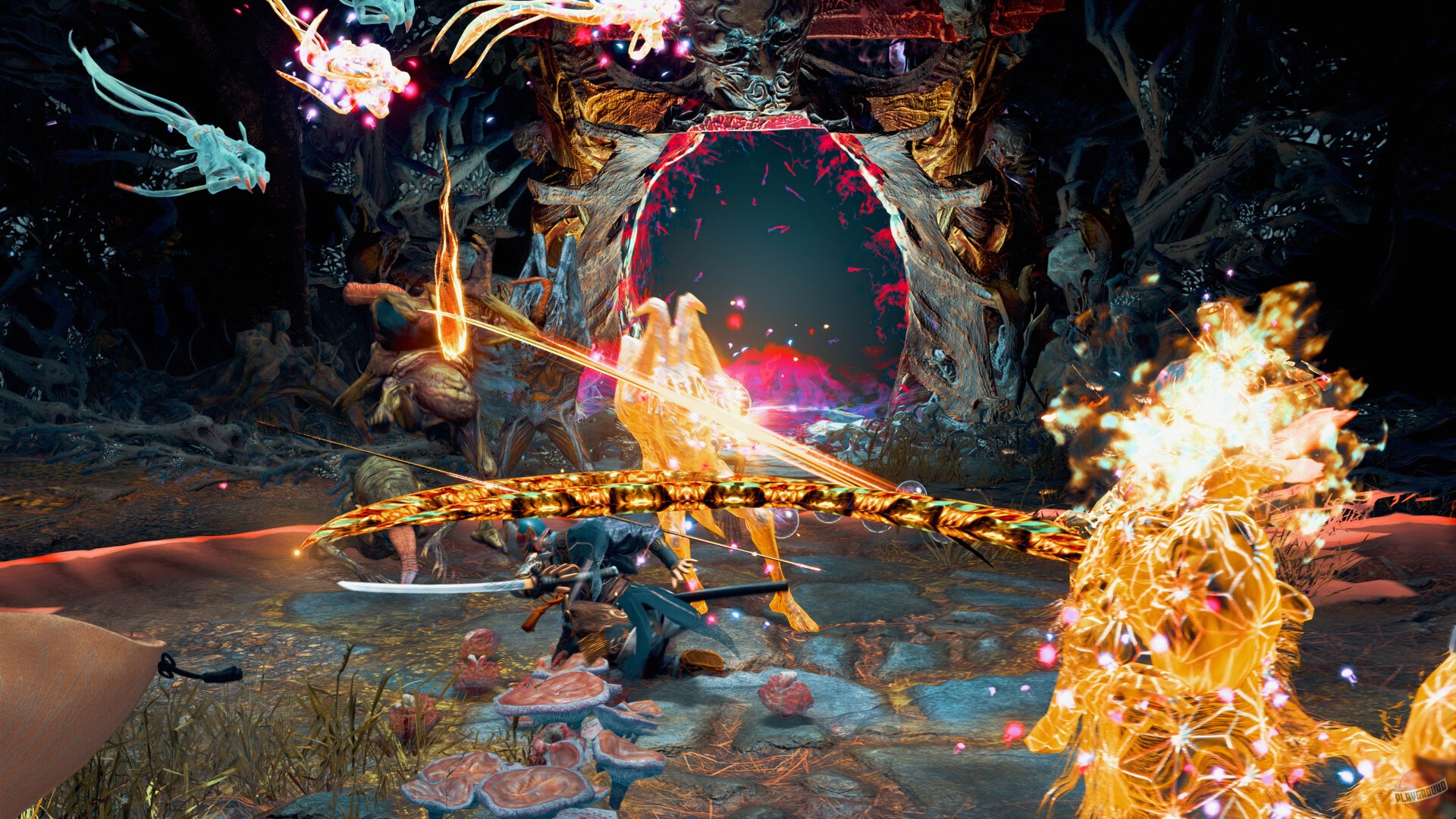 Скриншот из игры Kunitsu-Gami: Path of the Goddess - 42