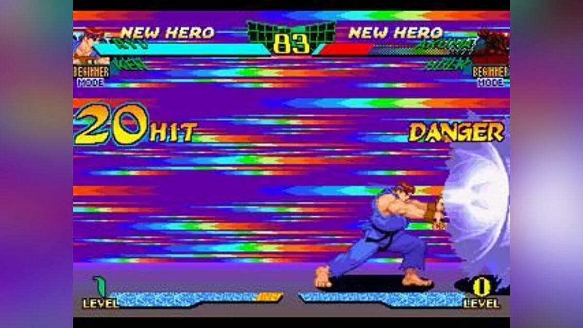 Скриншот из игры Marvel Super Heroes vs. Street Fighter - 12