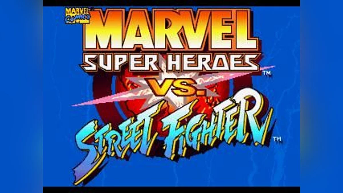 Скриншот из игры Marvel Super Heroes vs. Street Fighter - 3