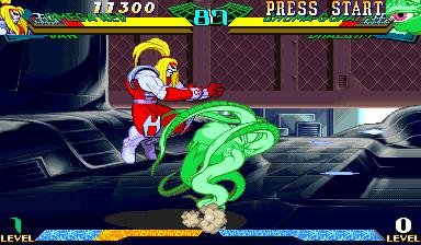 Скриншот из игры Marvel Super Heroes vs. Street Fighter - 19