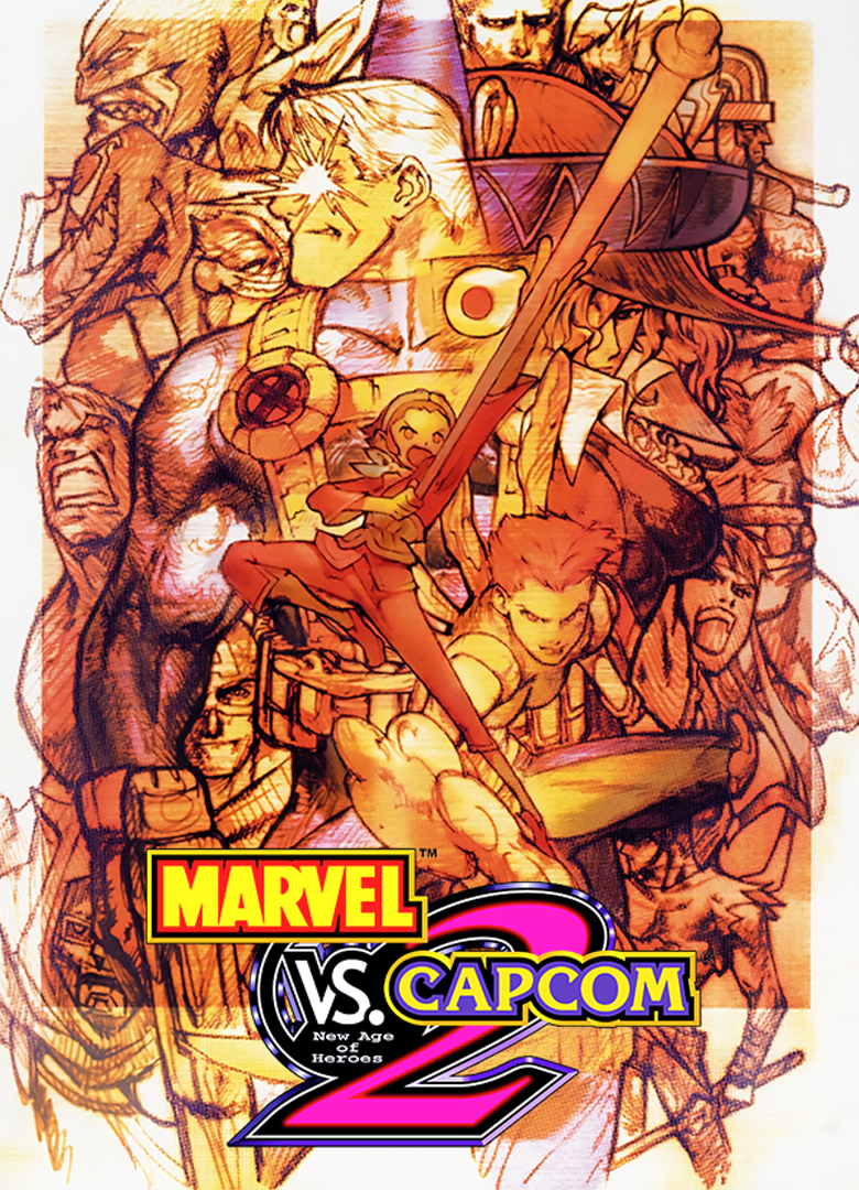 Обложка игры Marvel vs. Capcom 2: New Age of Heroes