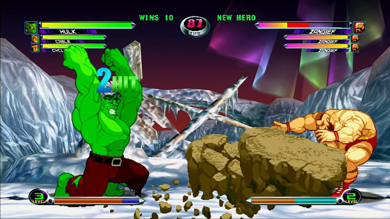 Скриншот из игры Marvel vs. Capcom 2: New Age of Heroes - 28