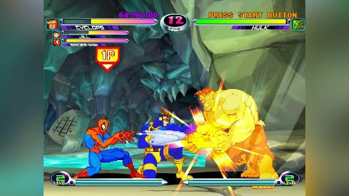 Скриншот из игры Marvel vs. Capcom 2: New Age of Heroes - 3