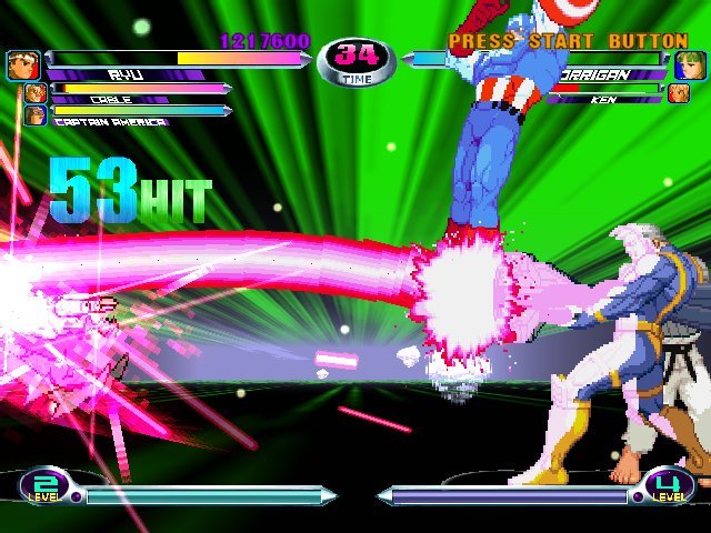 Скриншот из игры Marvel vs. Capcom 2: New Age of Heroes - 67
