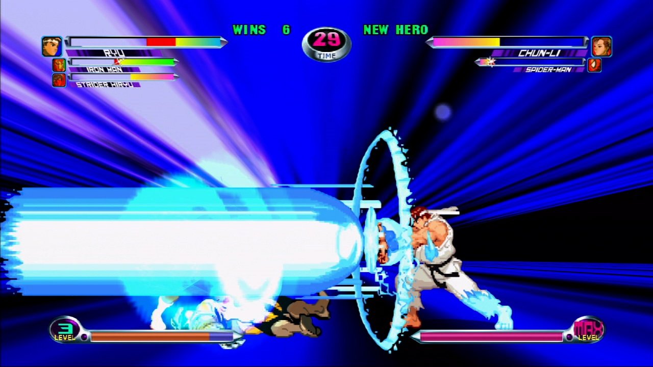 Скриншот из игры Marvel vs. Capcom 2: New Age of Heroes - 13